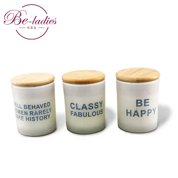 Customized 100% Natural Soy Wax Scented Candle