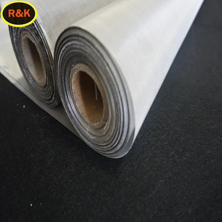 321 304 316 Durable Stainless Steel Woven Mesh 0.1mm 0.28mm Wire Wiping Machinery Double Layer And Single Layer Optional