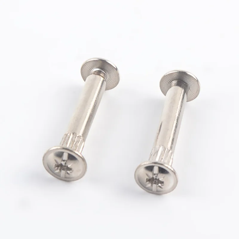 Stainless Steel Joint Connector Screw Hex Socket Head Furniture Bolt Nut Set Male And Female Binding Post Chicago Screw