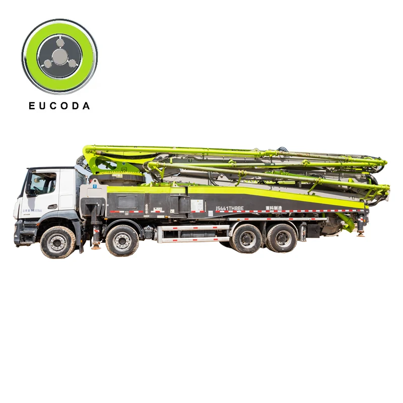 Good Price Of New Product 63M Hydraulic Pump Self Loading Concrete Mixer Truck With Pump