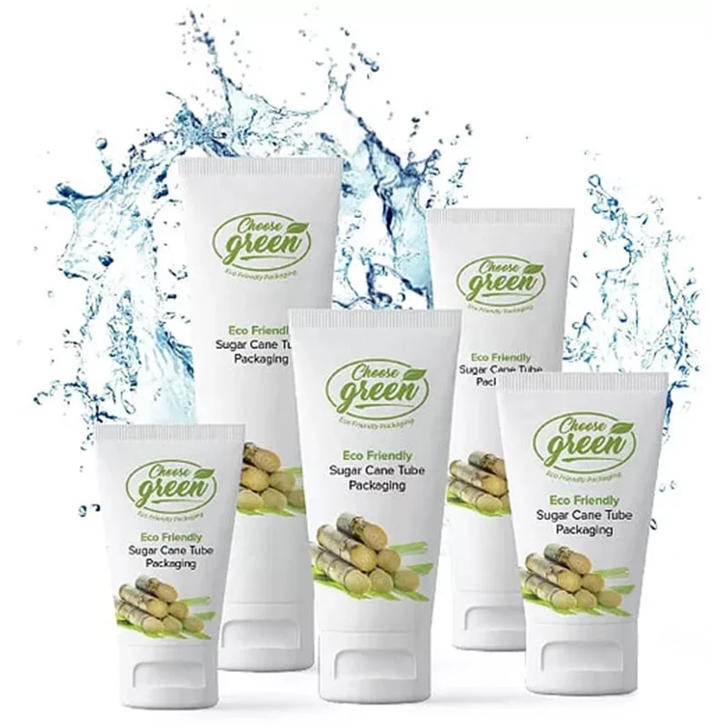 Excellent quality recycled plastic sugarcane/PCR tube cosmetic