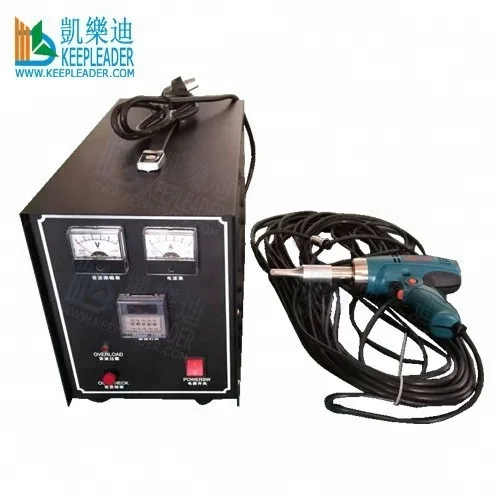 Handheld Ultrasonic Welder for Plastic Spot Welding Probe of PP_PE_Nylon Belt Ultrasound Point Bonding_Soldering_Sealing Machine