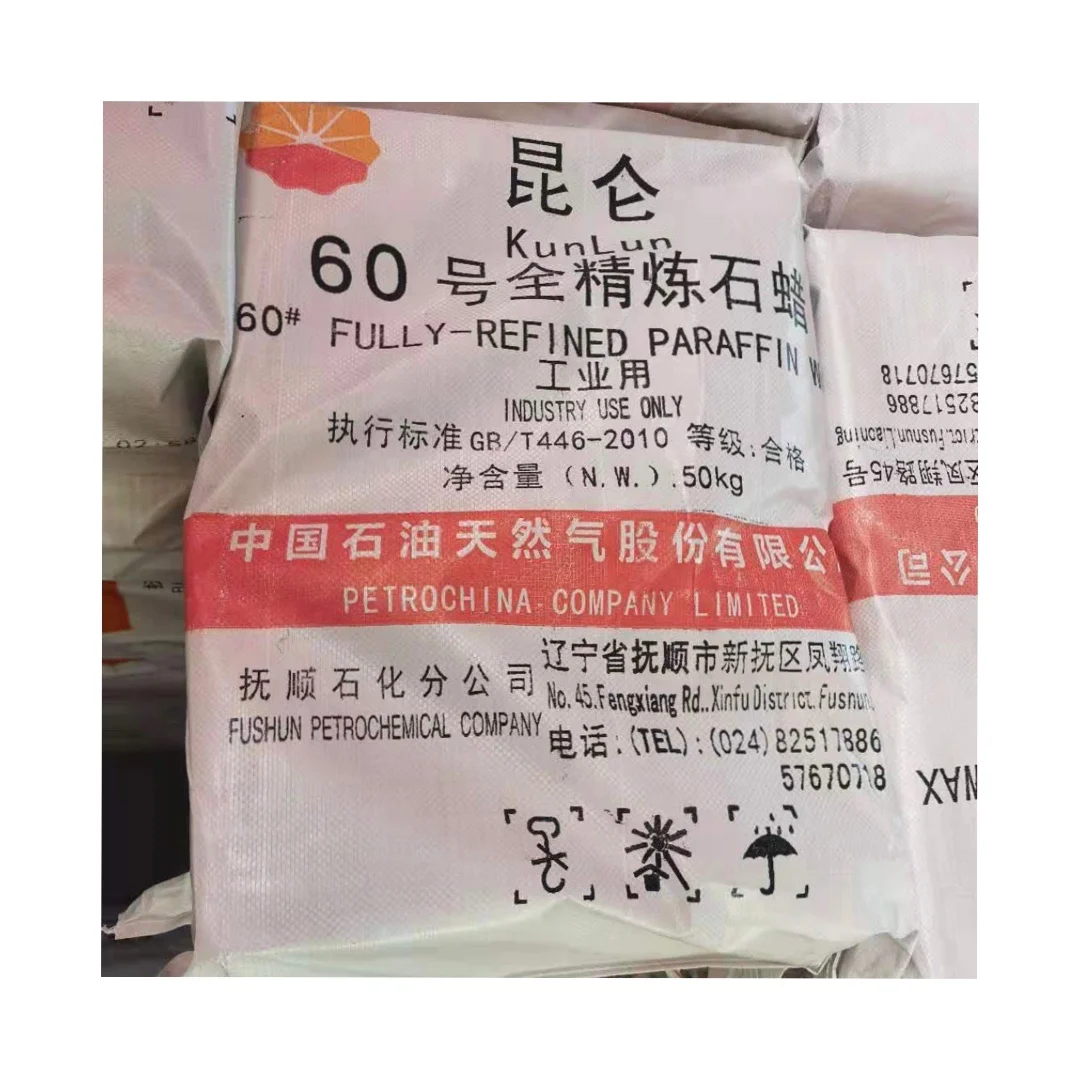 Fully Refined Paraffin Wax 56/58/60 Deg.C/ Sinopec Paraffin Wax For Carved Candles Making