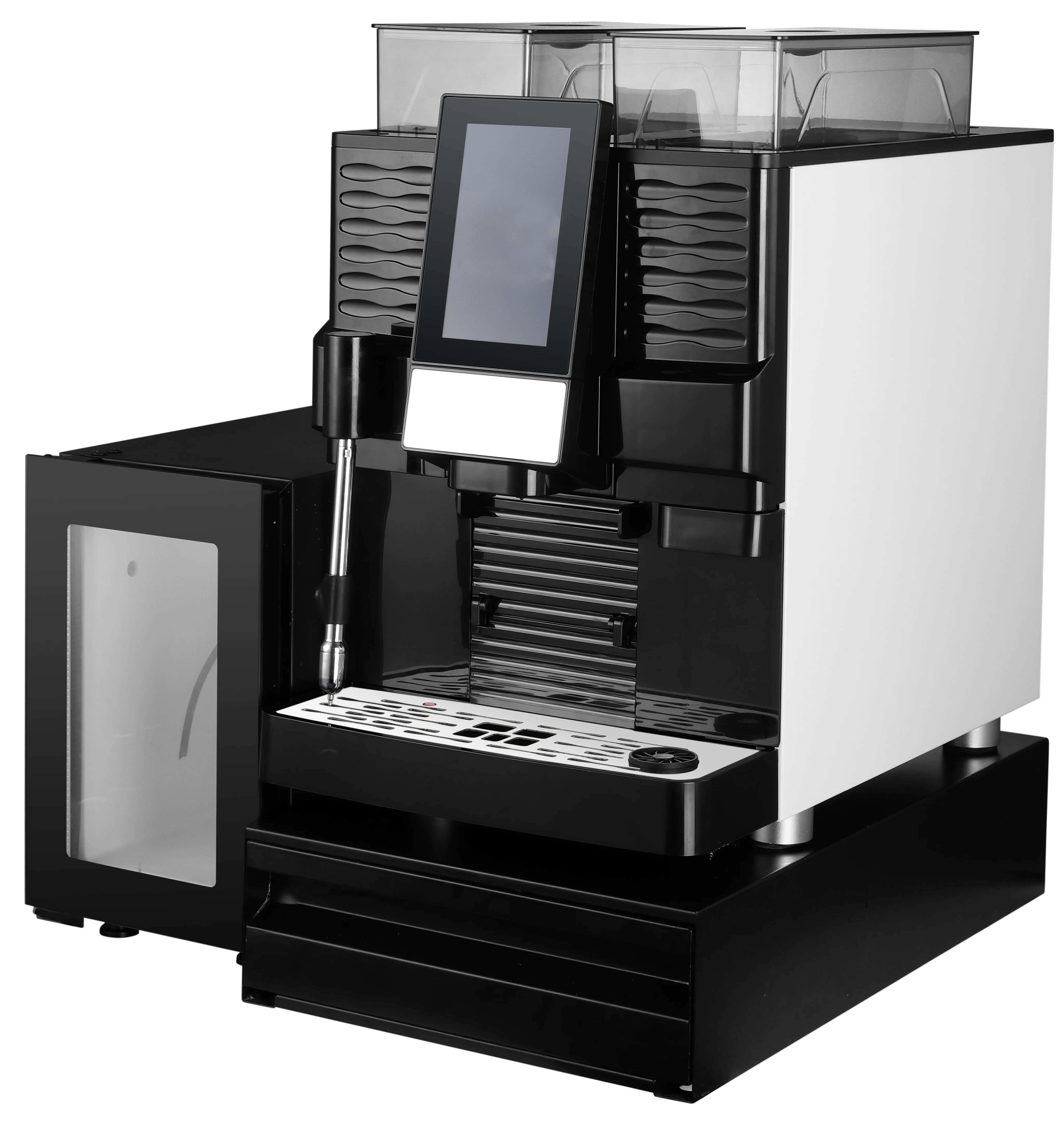 Профессиональное оборудование для кофе с функцией парового ограбления и шоколадного порошка, коммерческая кофемашина для эспрессо