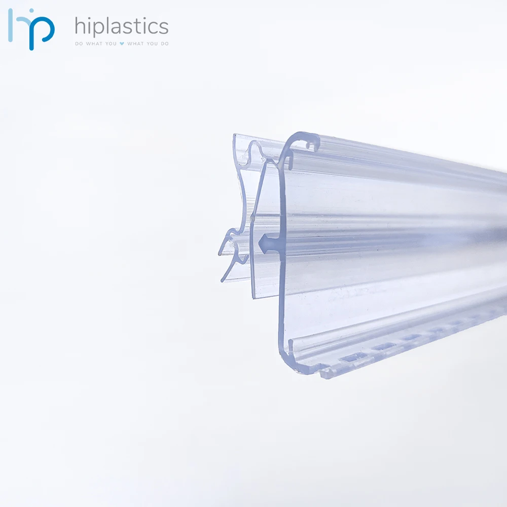 Hiplastics ABINC46 Clear Plastic Shelf Label Holders for Wireless Electronic Shelf Label Display