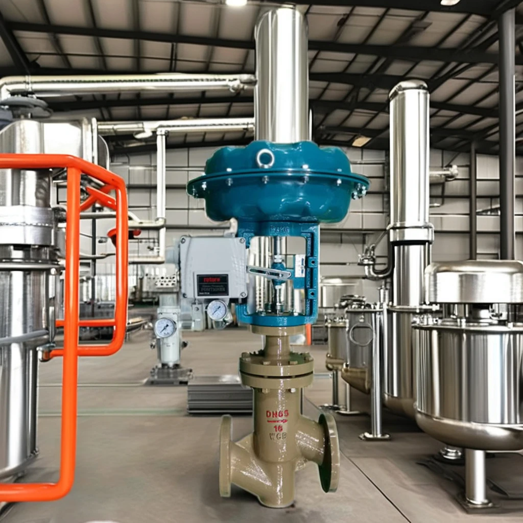 Pneumatic Flow Pressure Regulator Control Valve