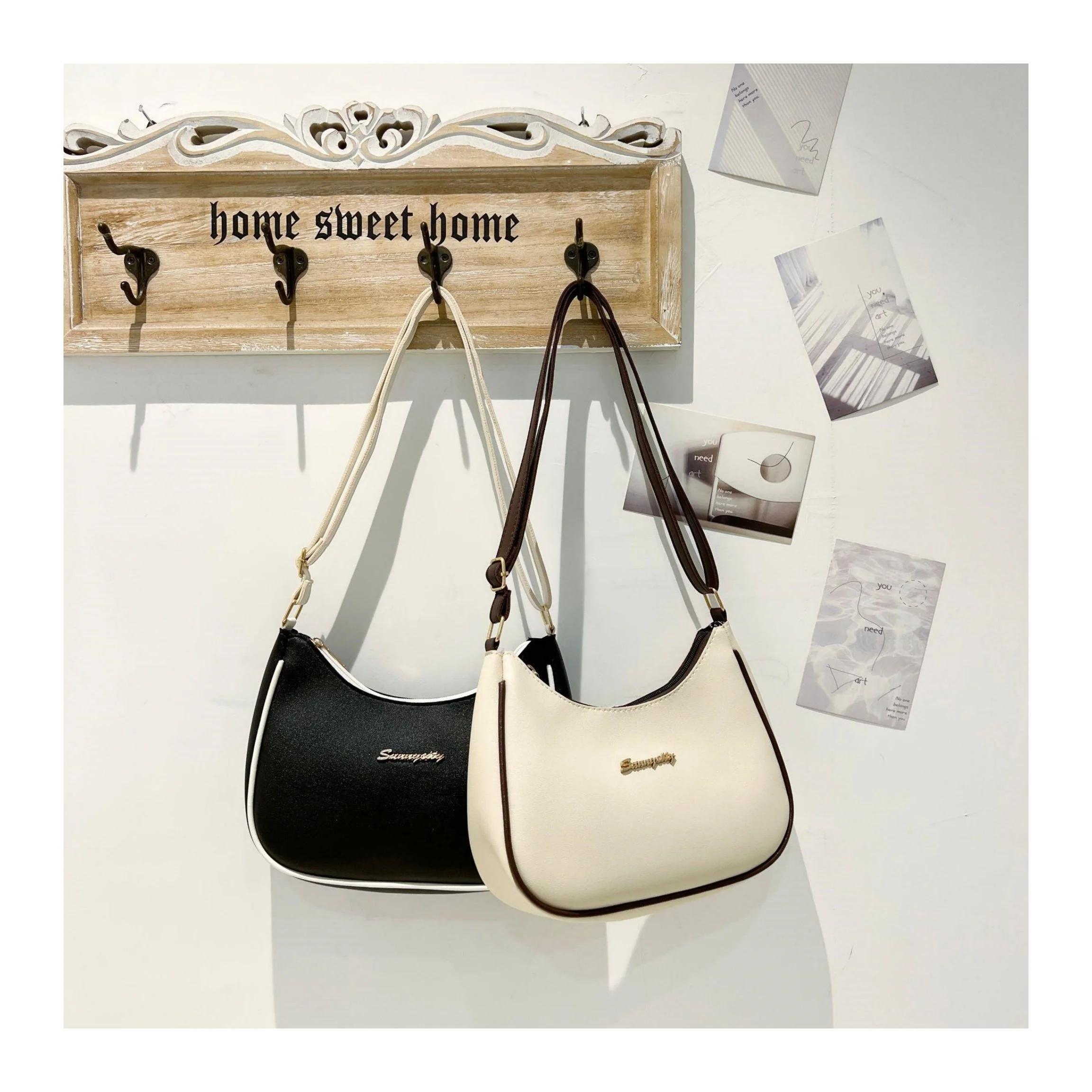 YM New Promotion Shop Mixed Style Wholesales Ladies Chain Underarm Leather Bags China Bales