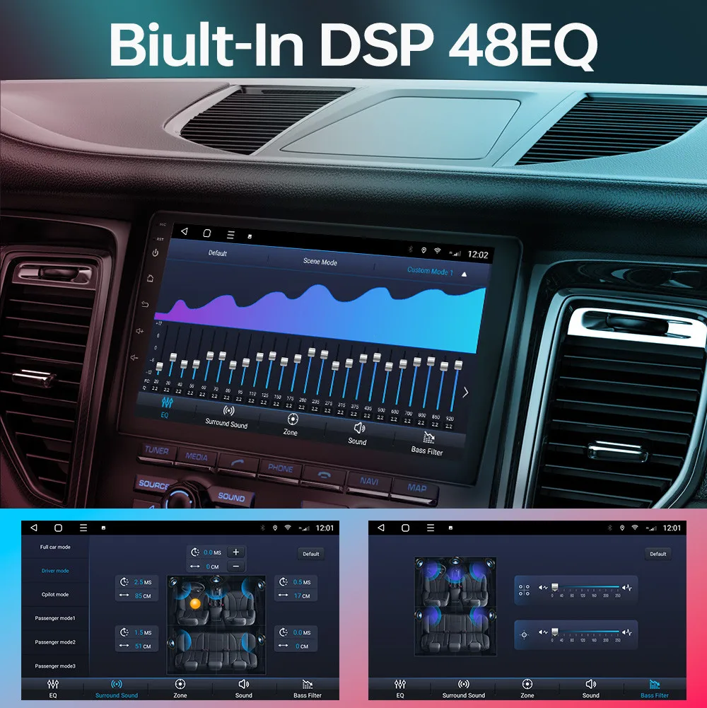 Android Carplay Auto Car Radio For Hyundai Sonata NF 2008-2010 2Din Multimedia Video Player Navigation GPS 2Din DVD Stereo