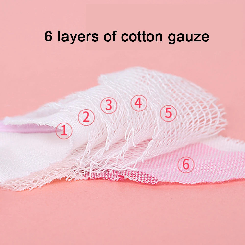 
100% Organci Cotton Baby Absorbent Drool Gauze Bibs 