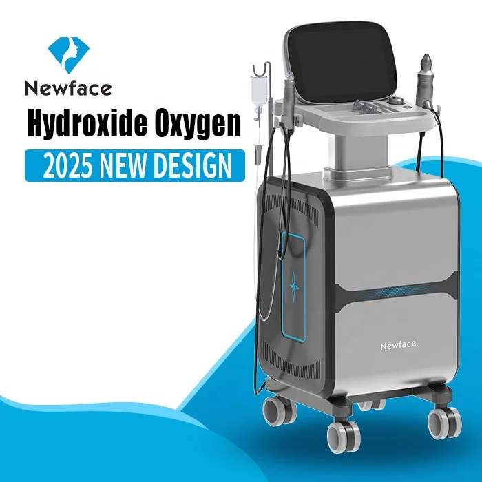 NewFace 2025 Hydrogen Oxygen Injection Deep Transdermal Absorption Hydroxide Hydration Device Jet Peel Skin Beauty Hydro Machine