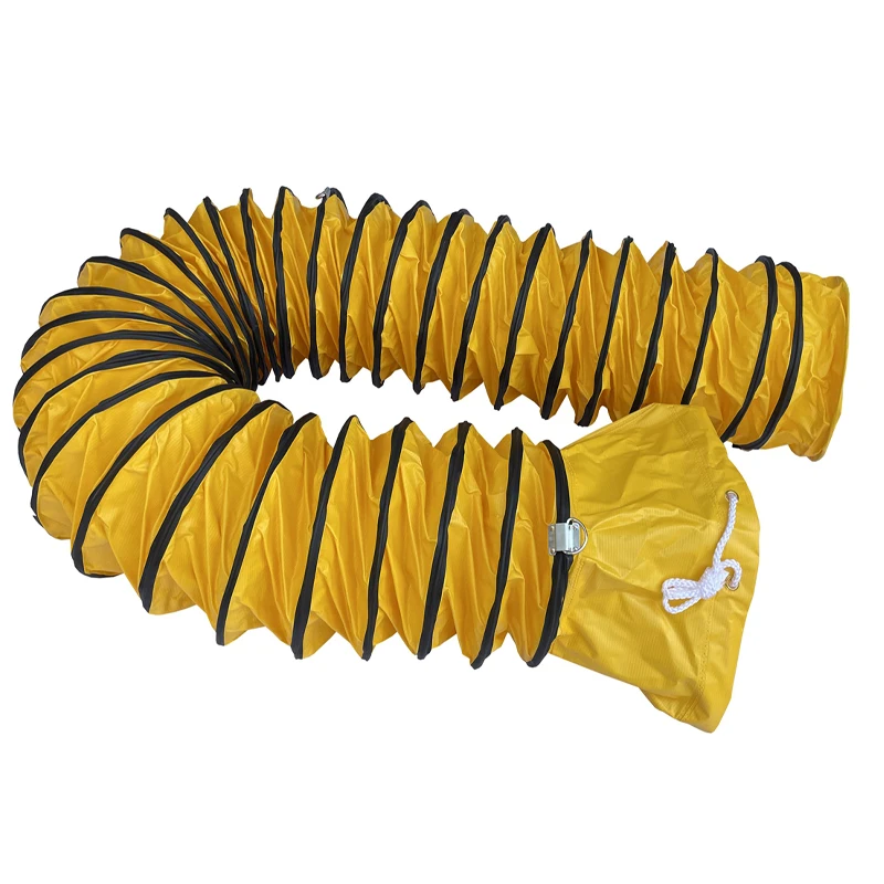 Exhaust fan plastic ventilation PVC flexible round duct pipe