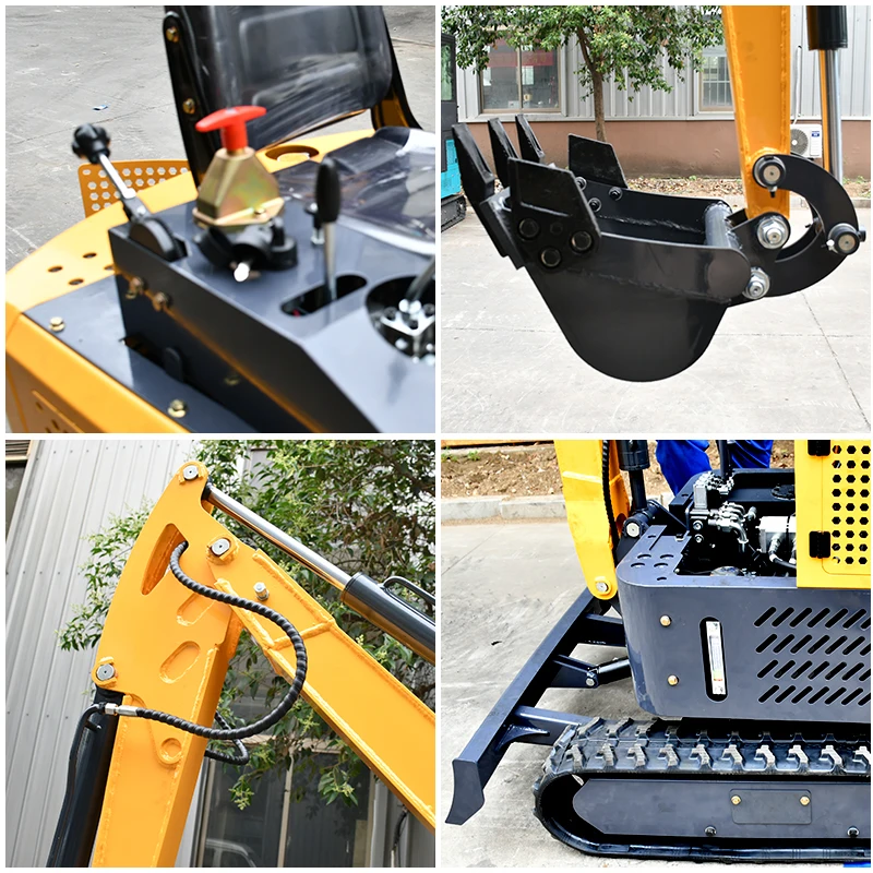 Excavator EPA Engine 2.5 Ton Operating Weight Cummins Isuzu Brand Bucket Attachment Gear Bearing PLC Core Home Use Restaurant
