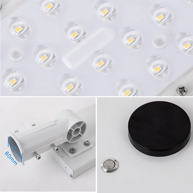 Дешевая оптовая цена 12 В постоянного тока встроенный Солнечный светодиодный уличный фонарь наружный датчик движения