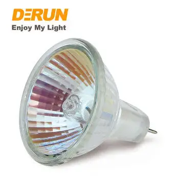 Halogen Heat Lamp Wide Aluminum Reflector MR11 6V 12V 24V 10W 14W 20W 35W GU4 Clear Light Bulb , HAL-MR11