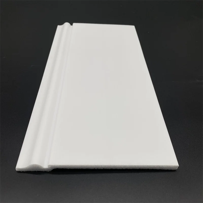 Home Decorative Modern Flooring Accessories Polystyrene Ps Waterproof Skirting Base Board Trims Plastic Baseboard