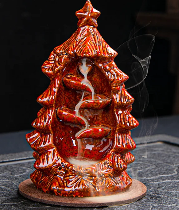 
gift box for ceramic waterfall back flow increase incense & incense burner 