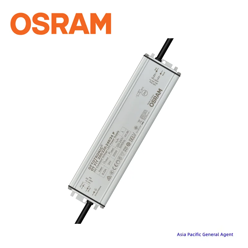 Osram Driver OT FIT 200/220-240/24 P 24V импульсный источник питания IP67 для света