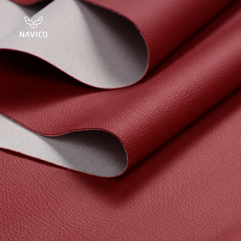 lichee grain imitation leather PVC leather fabric for car seats