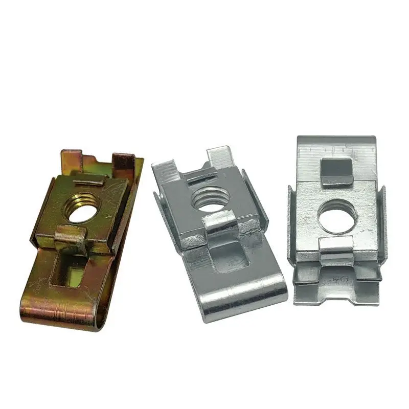 Custom Cage Square Speed U Clip Nut Clips Screw U Type Nut Mounting Clips for Automobile