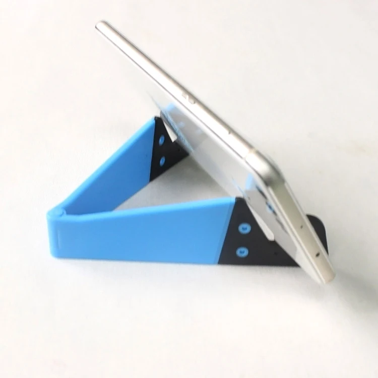 V Shape Mobile Phone Holder Desk Plastic Stand Holder