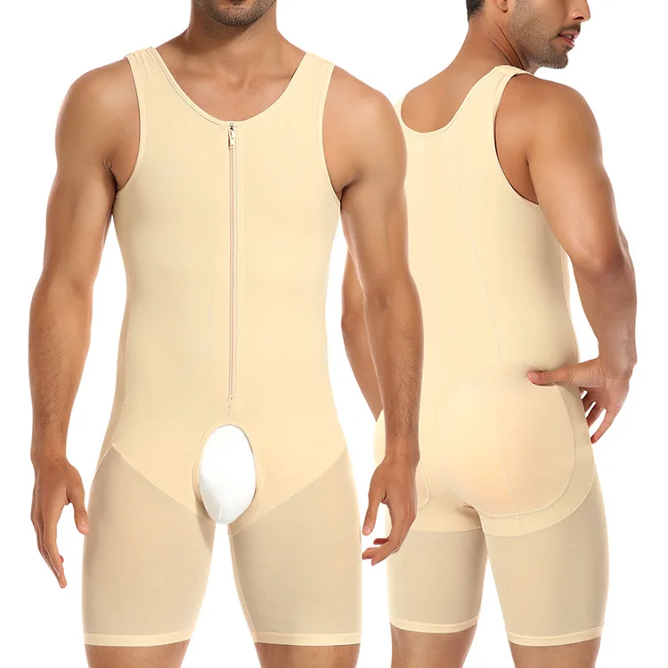 Shaping Bodysuit Men Shape Wear  Shaper Tummy Control Bodysuit Compression Slimming Waist Trainer Shapewear for Men