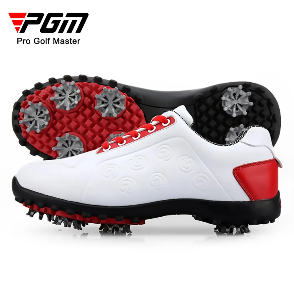 PGM XZ109 Водонепроницаемая Женская Съемная нескользящая обувь с шипами из микрофибры обувь для гольфа
