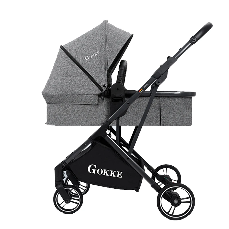 baby prams australia B09 rubber wheels baby stroller in aluminum baby carriage with adjustable seat height angle