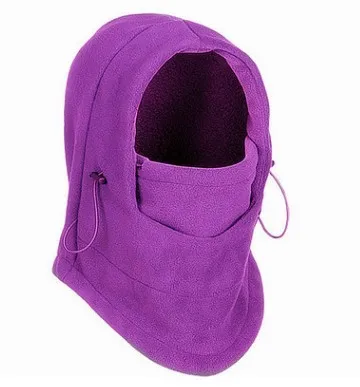 Stock polar fleece face ski balaclavas thermal warm fleece embroidery custom balaclava