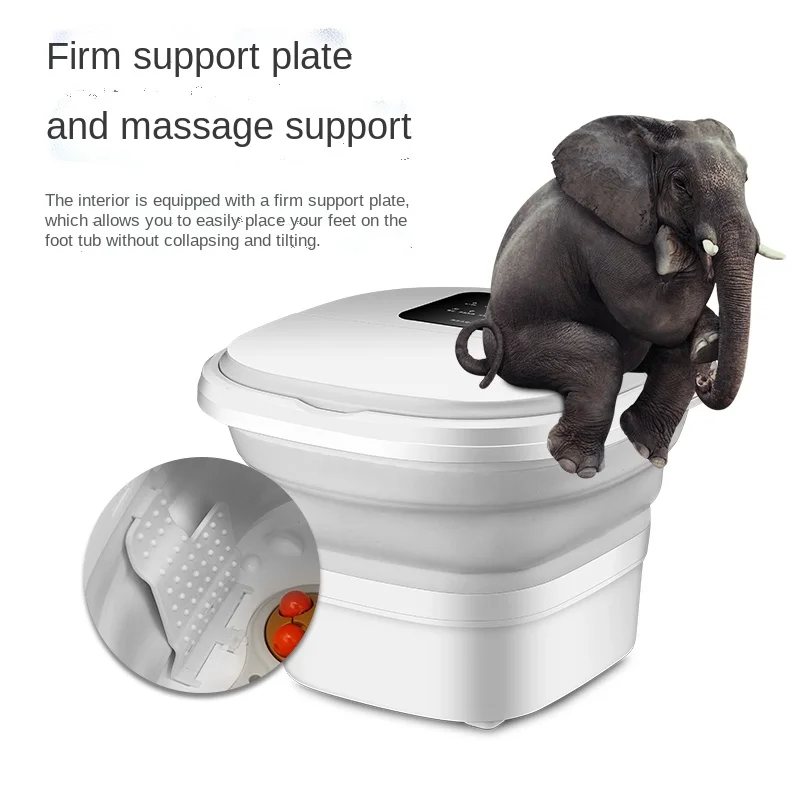 collapsible foot soaking bath basin  foot bath detox machine foldable foot bath massager