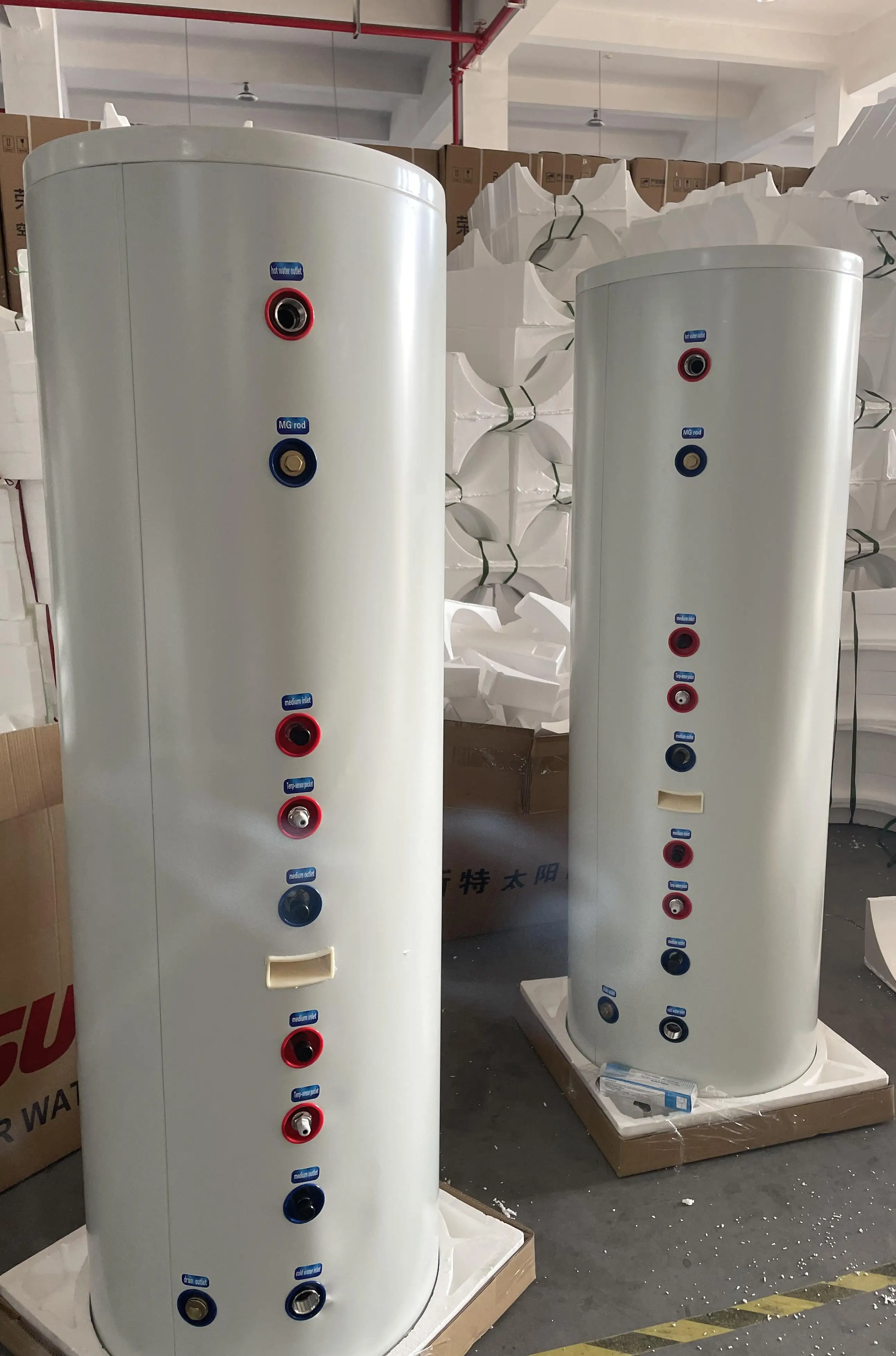 200L Heat pump storage tank Hot water exchange buffer domestic hot water tank boiler for house heating and cooling