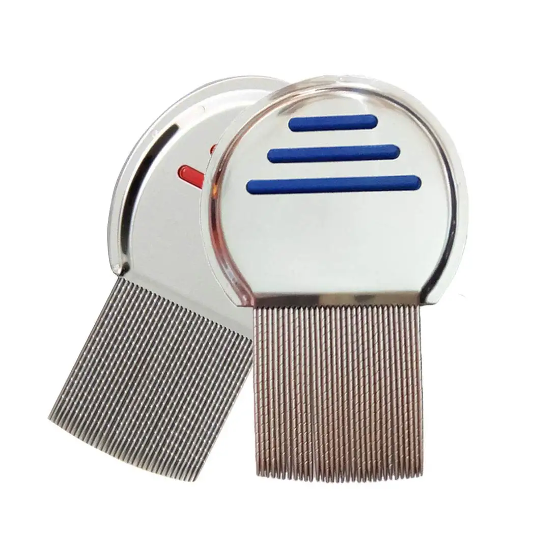 New Model Stainless Steel Lice Comb Child Human Pet Hair Cleaning Metal Anti Lice Comb For Remove Lice Nit Flea Eggs