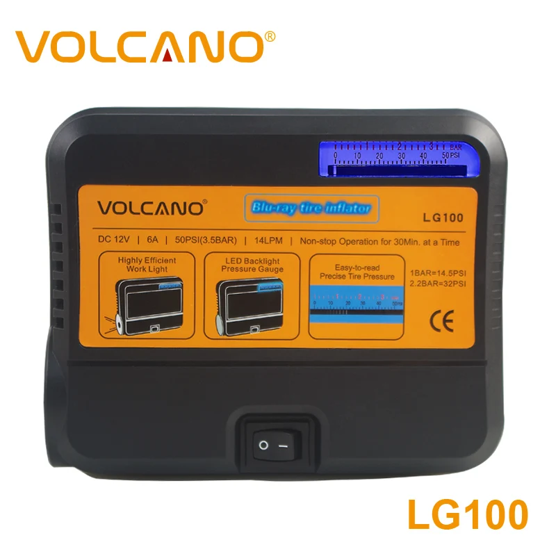 NEW Portable Mini Air Compressor Electric Tire inflator Pump 12 Volt Car 12V 50PSI small air pump