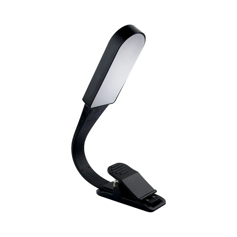 Freed Bending Foldable Book Clip Reading Night Light Dimmable Rechargeable Portable E-Book Clip Reading Light