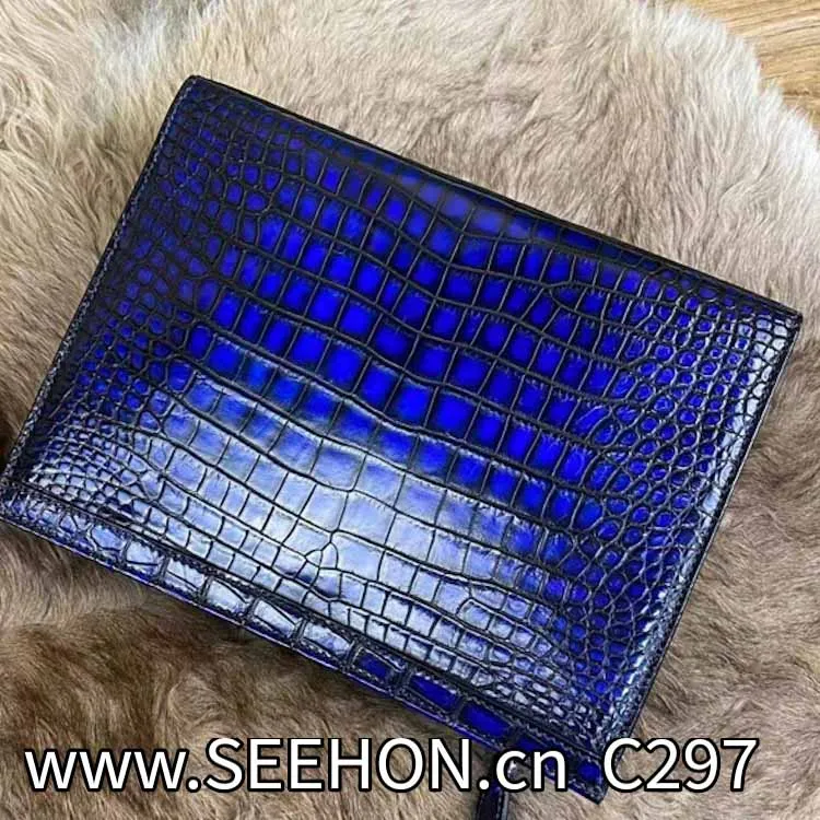 premium scar Melanosuchus niger nuine leather high quality    t