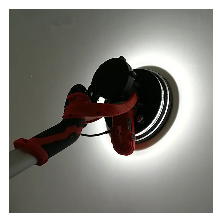 High Efficiency 750W dust-free telescopic 225mm hand-held long dry wall sander machine