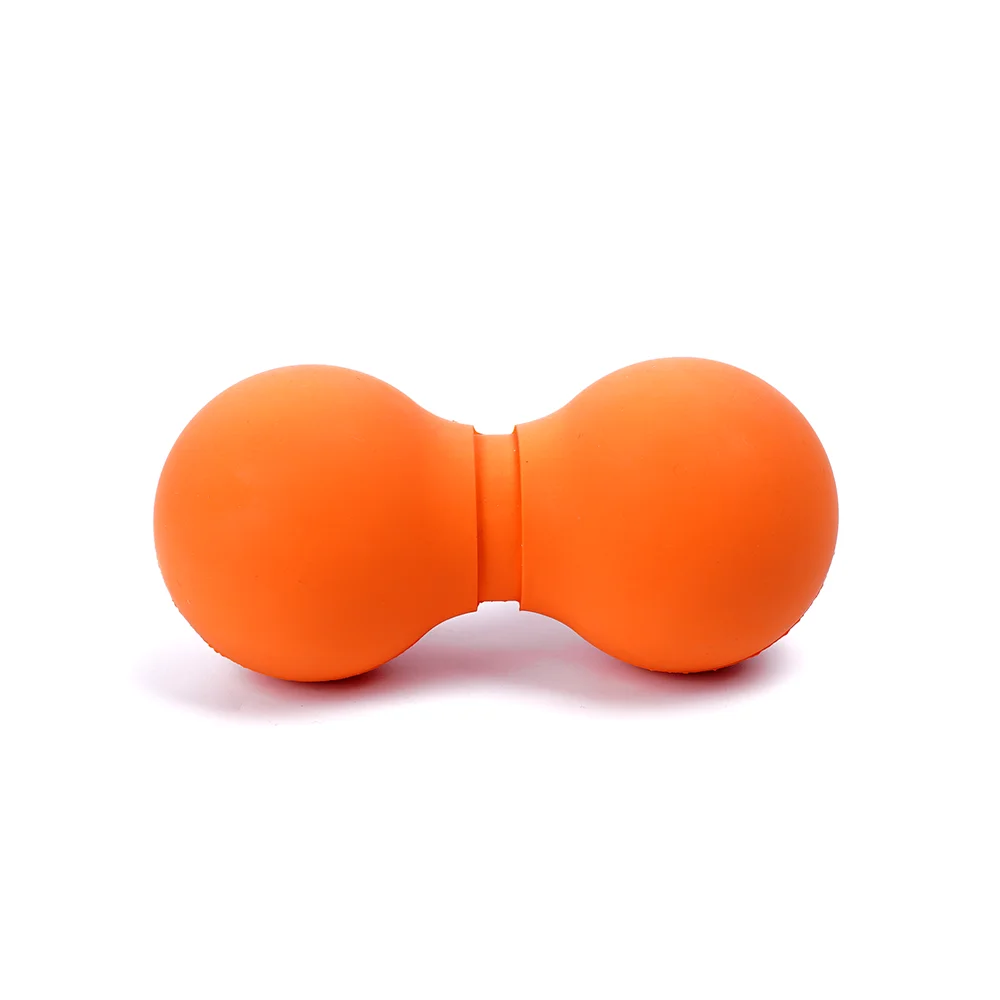 Factory Custom High Quality Muscle Relax Lacrosse solid rubber peanut Yoga massage balls