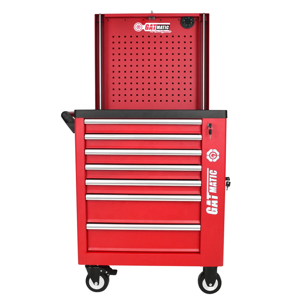 Workshop Garage Metal Mobile Rolling Tools Chest Storage Cabinet Trolley Tool Set Car Repairing