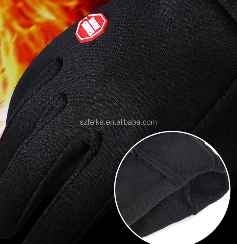 Winter Waterproof Ski Touchscreen Gloves Zipper Honeycomb Waterproof Motorcycle Gloves Outdoor Sports Winter Riding Gloves
