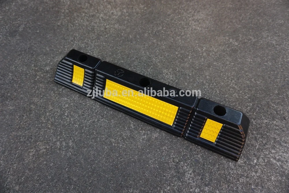 60cm Good Quality Cheap Price Durable Rubber Car Stopper Wheel Stopper
