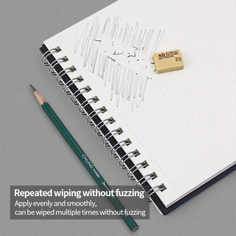 MIKAILAN 8K 16K  160g 30 sheets/book SketchBook Coarse Grain Coil Hand Sketching Book Notebook Draw Art Supplies