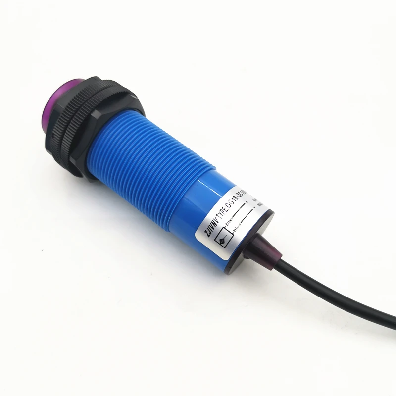 M30 diffuse type photoelectric switch sensor NPN NC DC10-30V 3 wires light photocell sensor G30-3A70NB Normally close