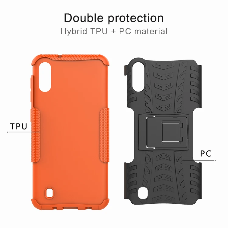 2019 new smartphone  hybrid mobile phone bags shockproof anti-drop case for Samsung galaxy M10