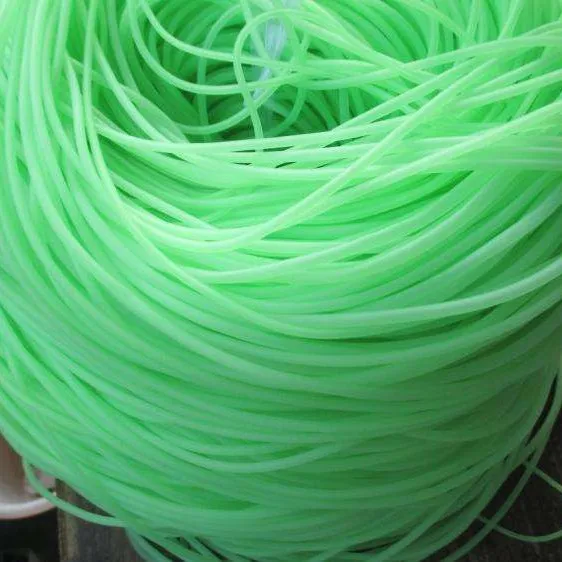 customized color silicone rubber tube transparent silicone tube glow in dark silicone tube