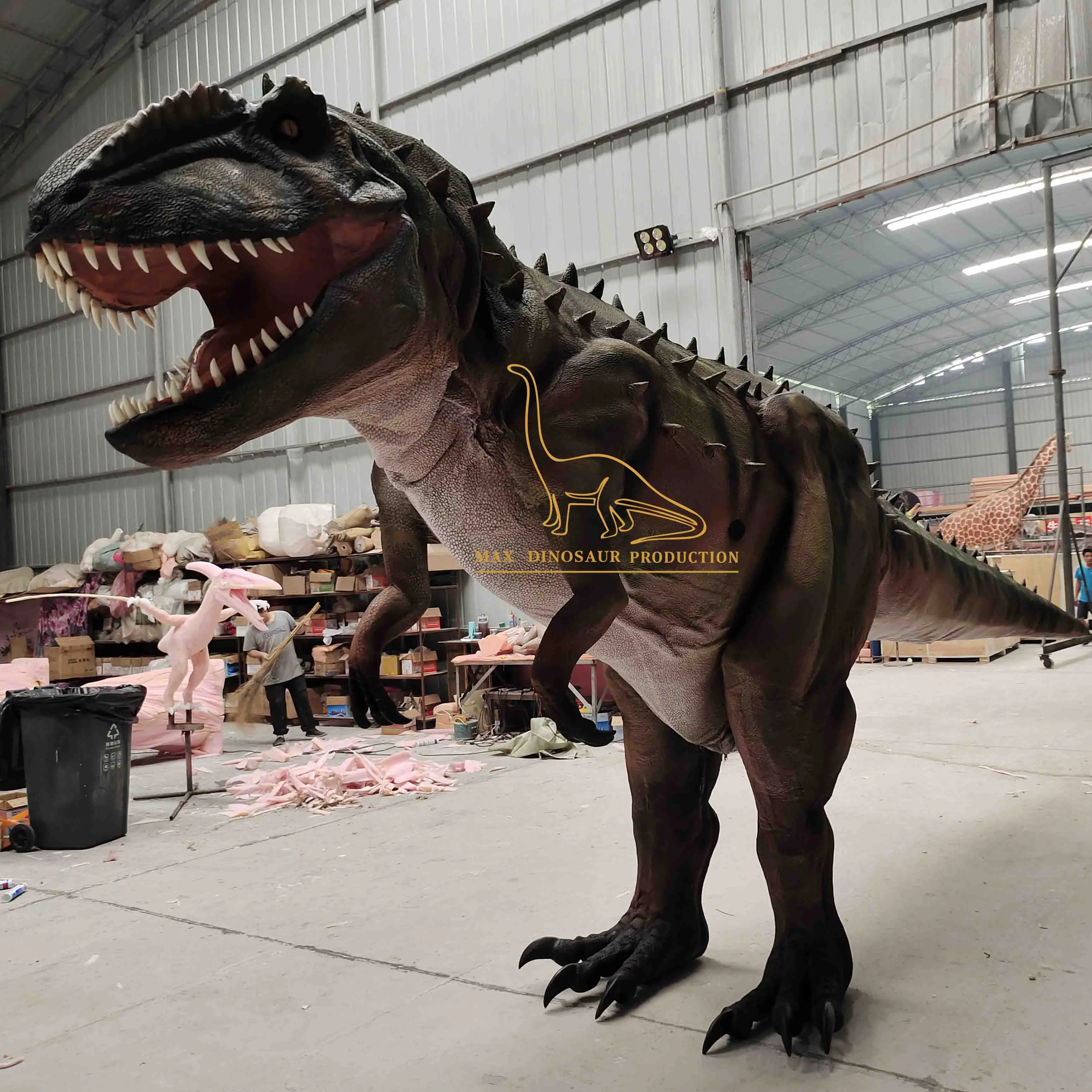 Dinosaur Party Show Professional Hidden Legs Dinosaur Costume With Stilts