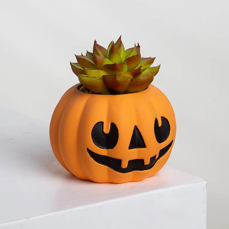 YUANWANG Cartoon Halloween Succulent Planter Pots For Garden Home Decoration Plants Ceramic Pots