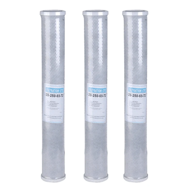 10/20 inch home and commercial machine front CTO activated carbon filter