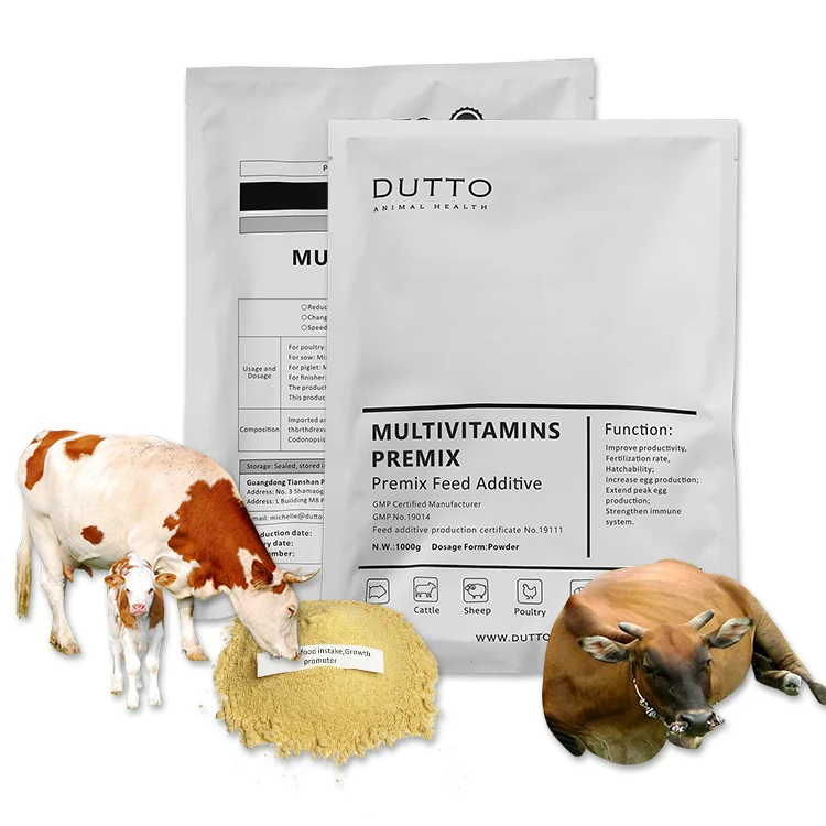 vitamin and mineral premix for dairy cattle