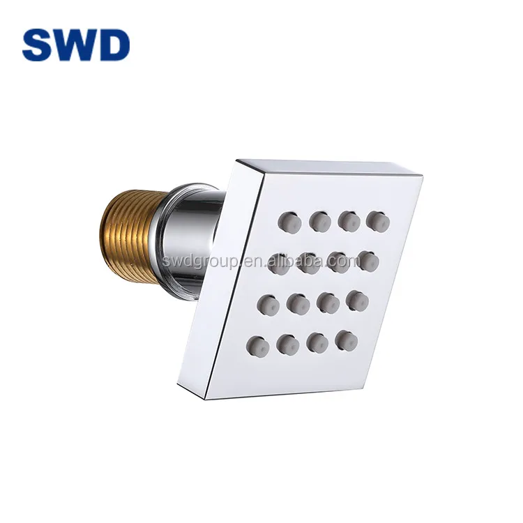Bathroom Wholesale Brass Chrome  Adjustable Body Shower Spray Massage Jets