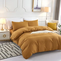 French linen quilt duvet cover,bed linen bedding set