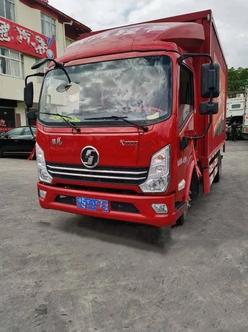 Second Hand Shacman K3000 Mini Cargo Truck Electric Box Truck Small 4x2 Used Cargo Van Truck